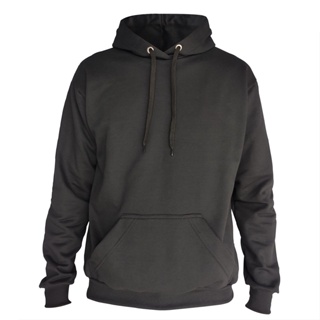 Moletom Masculino Feminino Blusa de Frio Preto Canguru Unissex Liso Com Capuz Flanelado