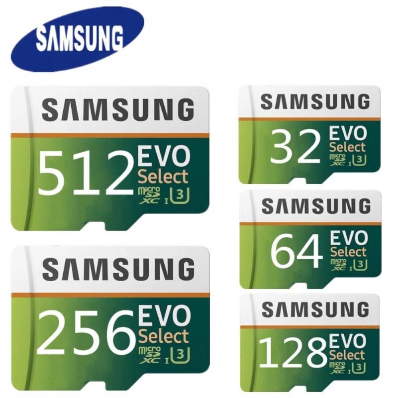 Cartão De Memória Samsung evo micro sd 1t 512gb 256gb 128gb c10 u3 tf 64gb 32gb 16gb 8gb