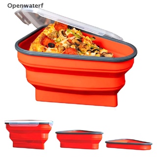 Openwaterf Caixa De Pizza Expansível Sanduíche Armazenagem Ajustável Recipiente De Fatias
