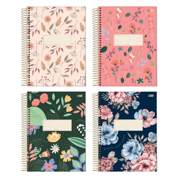 Caderno Pequeno Espiral Capa Dura Liberty 80 Folhas Jandaia Shopee Brasil 5368