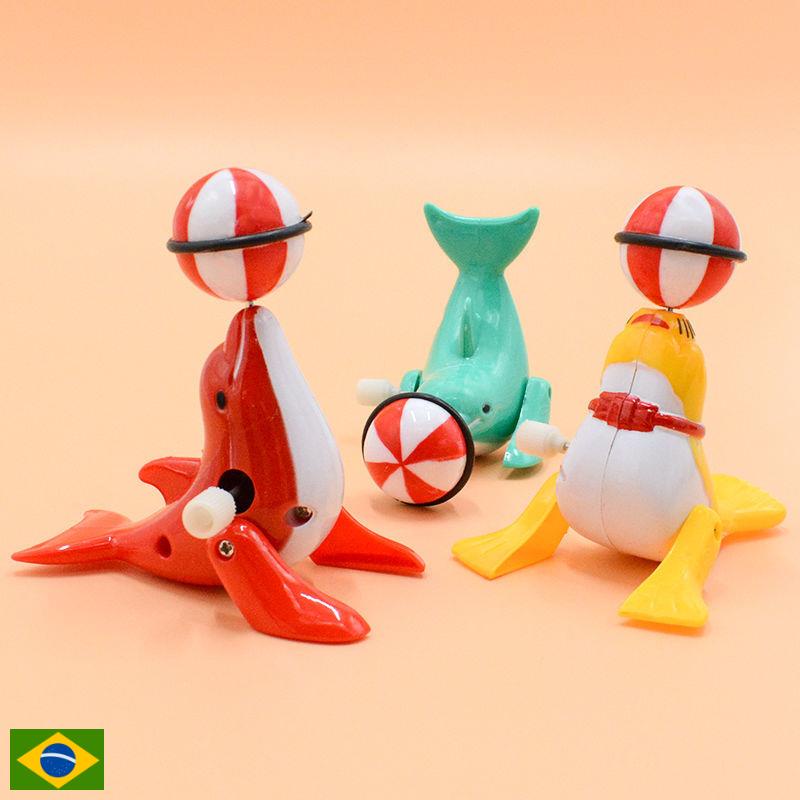 Clockwork Sea Lion Top Ball Pode Mover Revista Rotativa De 360 Graus ...