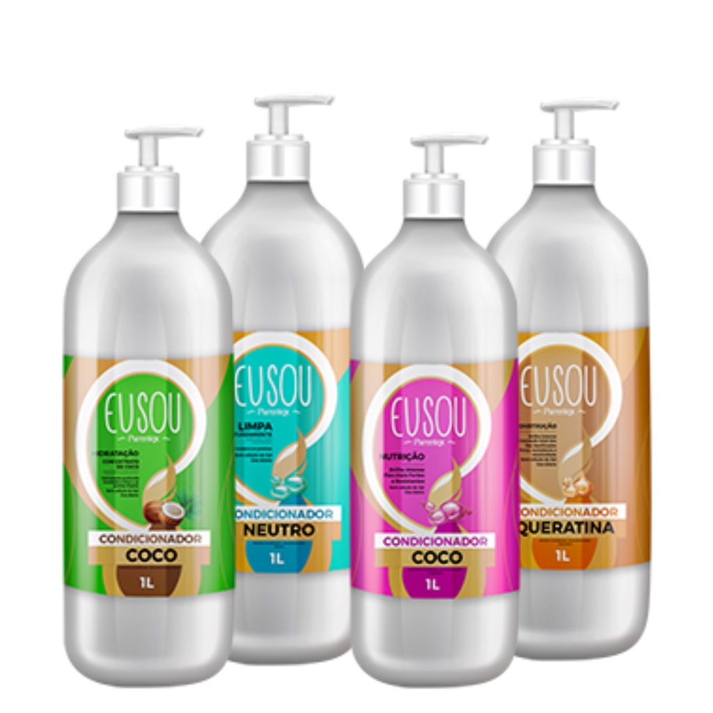 Condicionador Eu Sou- Parentex 1L e 500ml | Shopee Brasil