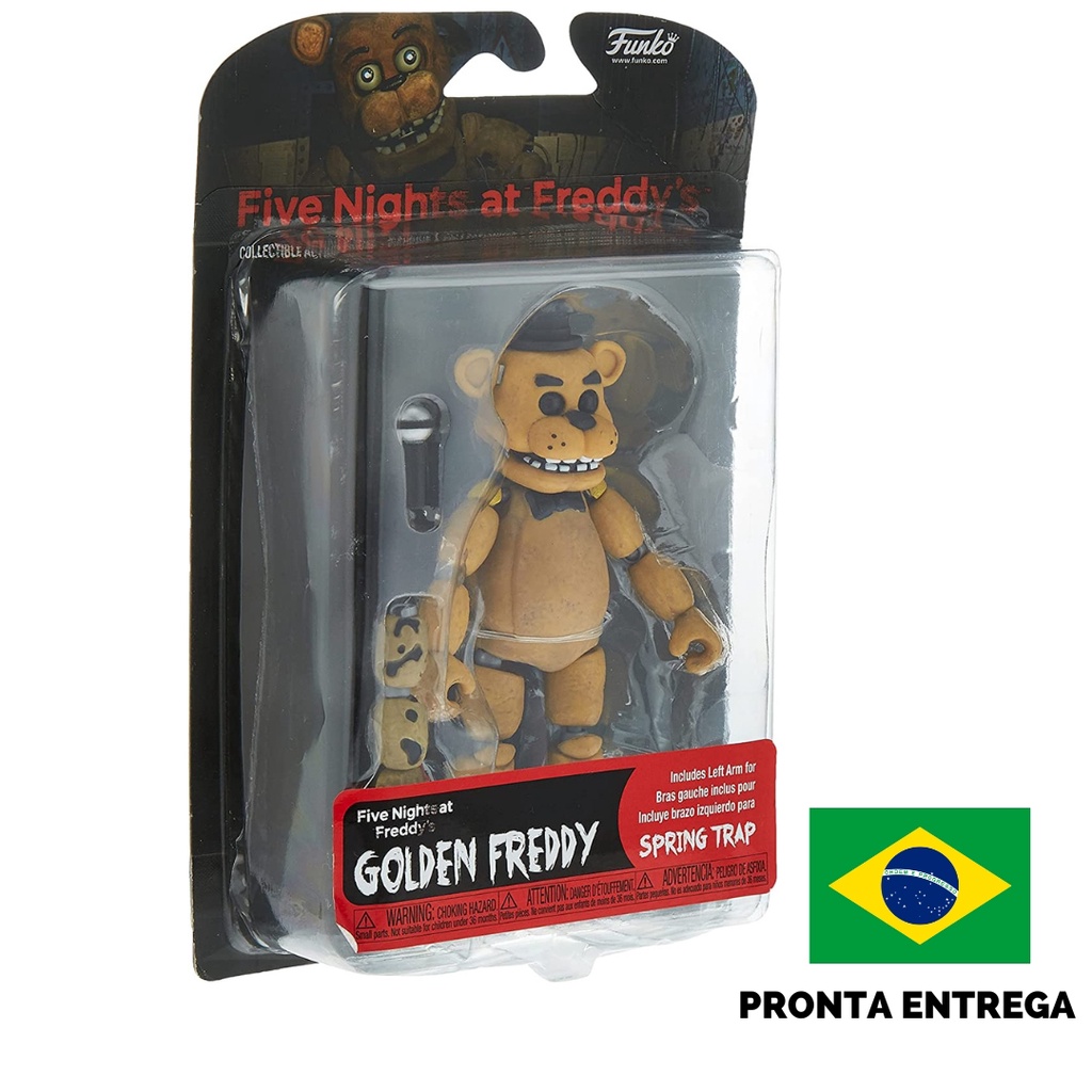 🏷️【Tudo Sobre】→ Five Nights At Freddy's - Chaveiro Mini Boneco Funko Freddy
