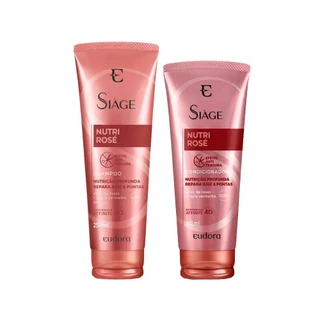 Kit Eudora Siáge Nutri Rose 4D - Shampoo e Condicionador em Oferta na Shopee