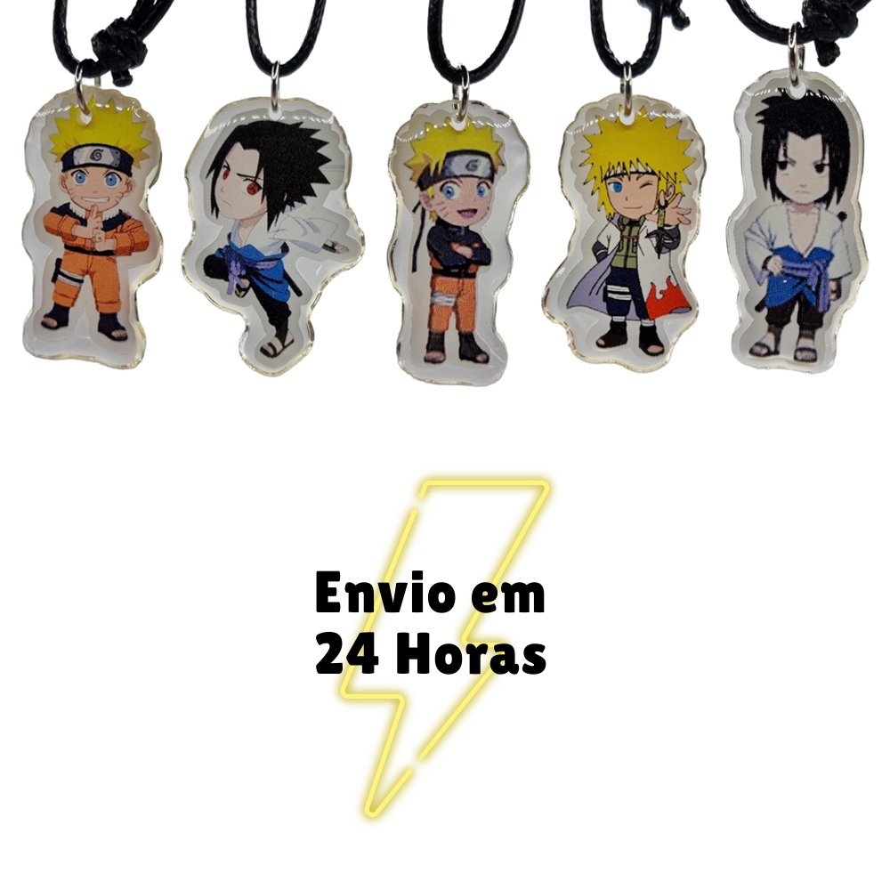 Porta-Chaves Naruto Fofo Mochila Anime Doll Pingente Carro