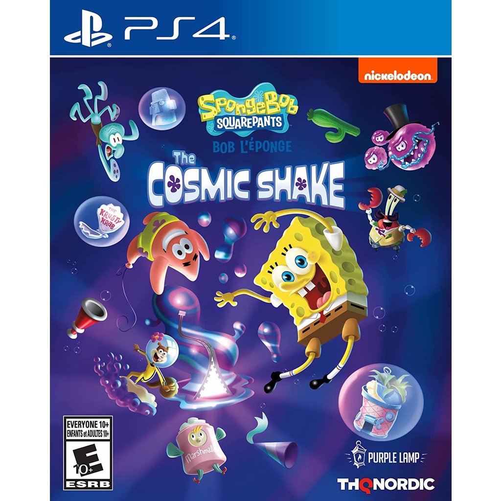 Spongebob Squarepants Cosmic Shake PS4 Midia Fisica Shopee Brasil