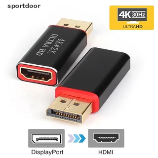 [Porta Do Monitor 4K Para HDMI Adaptador Fêmea Macho DisplayPort DP [Saída]