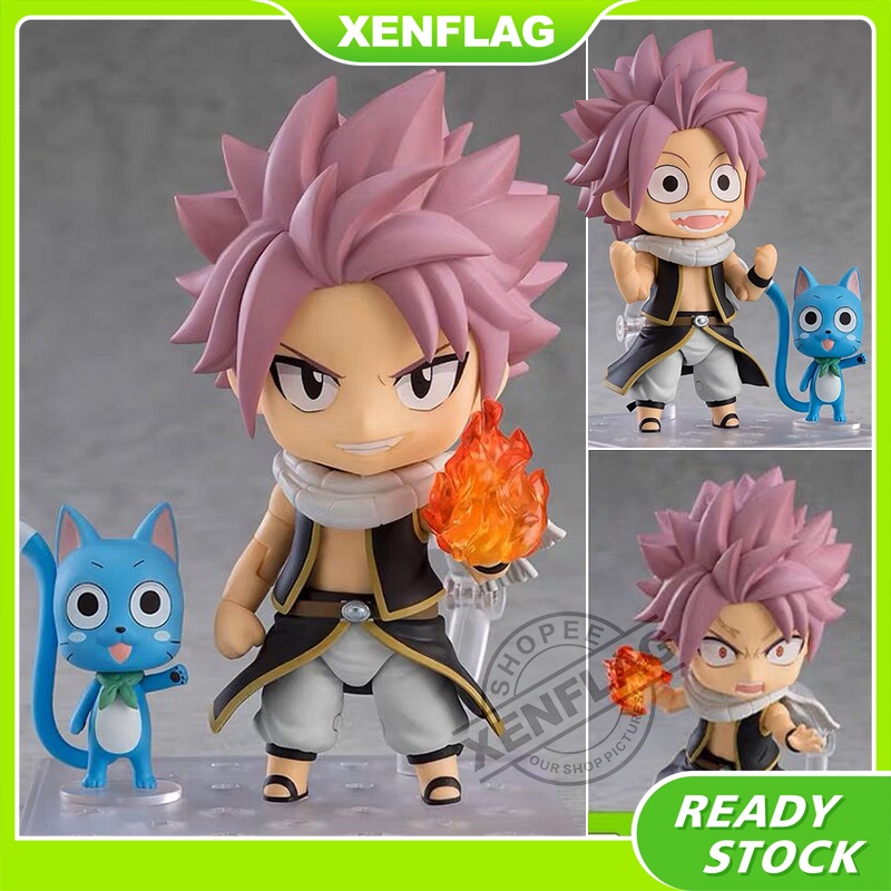 Anime Fairy Tail Natsu Dragneel 1741 Q Version PVC Action Figure Box