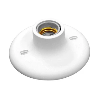 Plafon Soquete E27 De Porcelana Branco Luz Iluminação Casa Comércio Bivolt em Oferta na Shopee