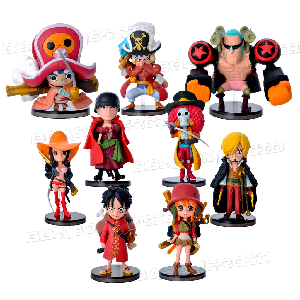 Bandai Genuine ONE PIECE Gashapon Toys Luffy Chopper Nami Sabo Action  Figure Model Backpack Pendant Toys