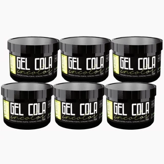 Gel Cola Big Barber 300g Incolor Caixa Com 6 unidades