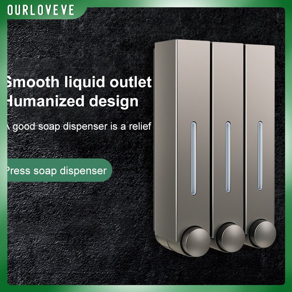 Montagem Na Parede Saboneteira, 420ml Líquido Shampoo Shower Gel Dispenser Mão Para Cozinha Casa de Banho Escritório nossa