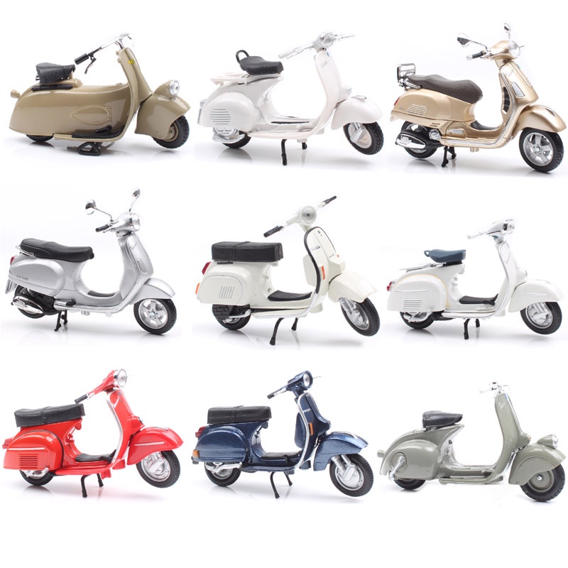 Miniatura Moto Vespa Scooters 1:18 Maisto (Vendido separadamente