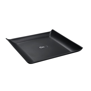 Prato Quadrado Casual Coza Cozy 20,6 x 20,6 x 2,6 cm Preto