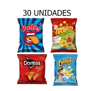 Kit 30 Doritos Salgadinho Elma Chips