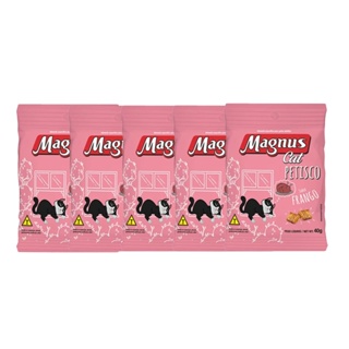 KIT 5 Petisco Magnus Cat Frango - 40g