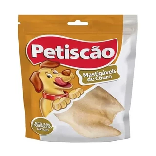 Petisco Orelha Bovina Nat Petiscão 5 Unidades