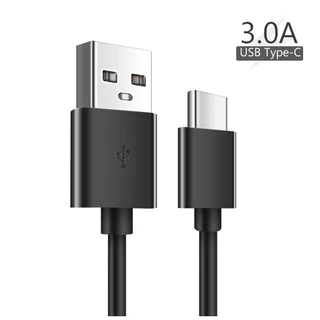 Cabo Carregador Usb-C Turbo Ultra Rápido 2 Metros 3A - Preto