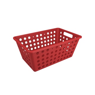 Cesta Organizadora Coza One 4,4 Litros 28,8 x 19,1 x 12,3 cm Vermelho Bold