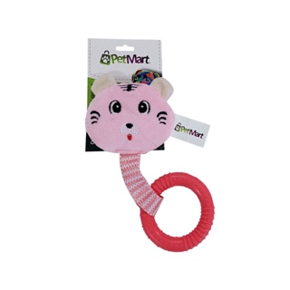 Brinquedo Para cães Mordedor Pelucia Tigre Rosa c/ tpr