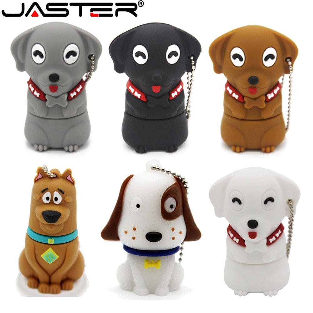 JASTER Cartoon Dog USB Flash Drive 128GB Presente De Corrente Grátis 2. ...