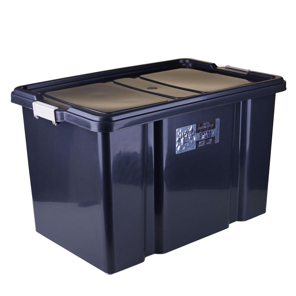 Caixa Organizadora 65L Eco Premium Preta | Shopee Brasil