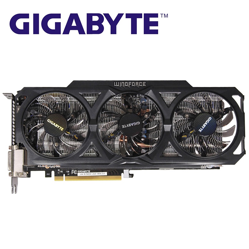 GIGABYTE GV-N760OC-2GD Placas Gráficas 256Bit GDDR5 GTX 760 N760 Rev