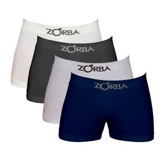 Kit 4 Cueca Boxer Algodão Sortida Zorba 781
