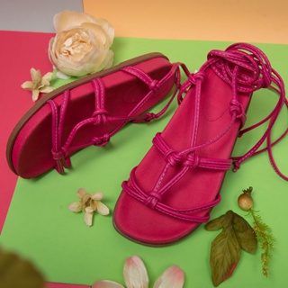 Sandalia Feminina Birken Papete De Amarracao Blogueira Confortavel Giovanna Gomes