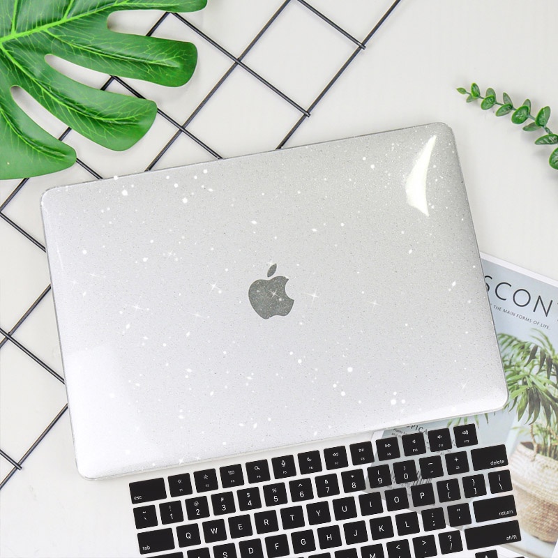 2023 Macbook Air 15 A2941 Glitter clear case for Macbook Air M2 13.6 A2681 2022 Pro13 14 inch A2338 A2442 A2779 case 2020 Air M1 A2337 with keyboard cover