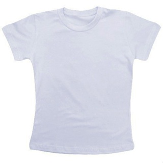 Camiseta Branca poliéster Perfeita para uso Casual ou