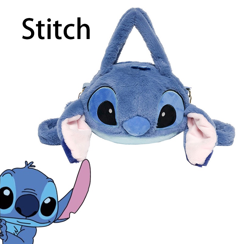 Stitch plush in pouch hot sale