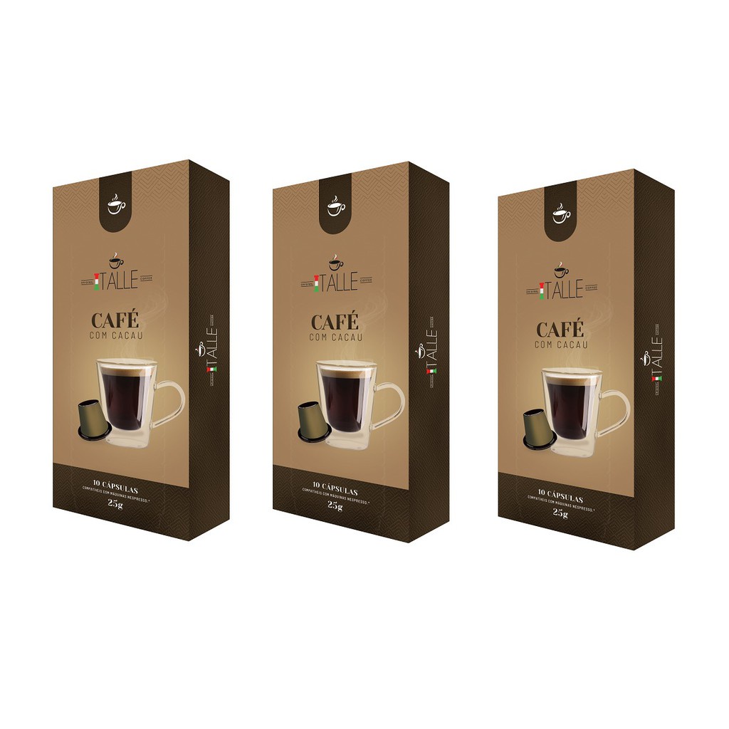 Cápsulas Nespresso Chocolate Cappuccino Café Italle 30 Unid