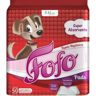 Tapete Higiênico Cães Fofo Pads C/50 Unidades