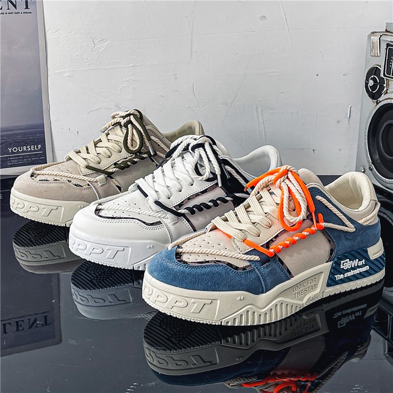 Nova Alça De Lona Nicho De Nichos Plataforma Azul Sapatos Casuais