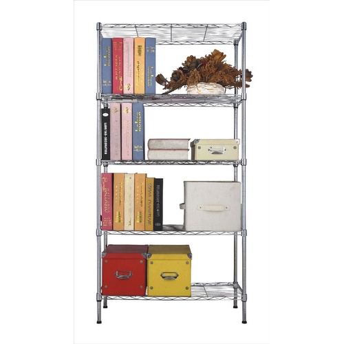 Estante Aço 5 Prateleiras Cromada Aramada 180 Cm