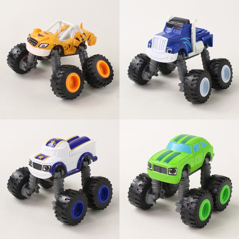 Blaze Monster Machines Carro Brinquedos 6 Pçs/set Puxar Para Trás Carro  Saneamento Corrida Modelos De Engenharia Cores Aleatórias Educacional  Crianças Brinquedo - Trilhos Para Carros E Bicicletas - AliExpress