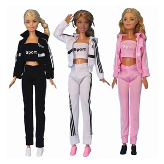 Kawaii Item Moda Boneca Roupas Crianças Brinquedos Dolly Acessórios Inverno  Casaco Usar Chapéu Sapatos Bolsas Para Barbie DIY Menina Jogo Presente