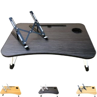 Mesa Apoio Madeira Mdf+ Suporte Ajustável Notebook Cama Sofá