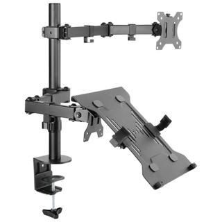 Suporte Notebook E Monitor Articulado Ajuste Fixa Na Mesa