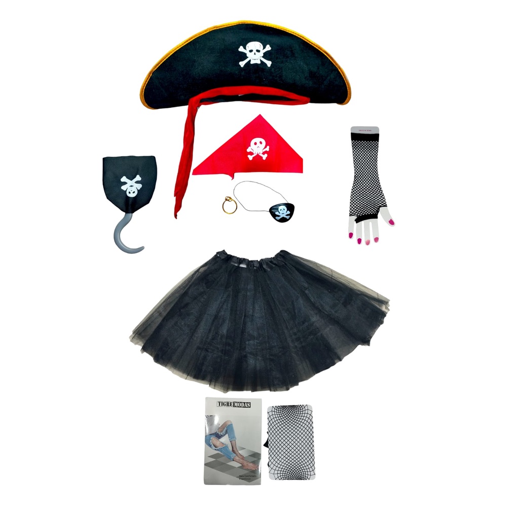 Fantasia Pirata Feminina Infantil (Piratinha) - Loja Fantasia Bras