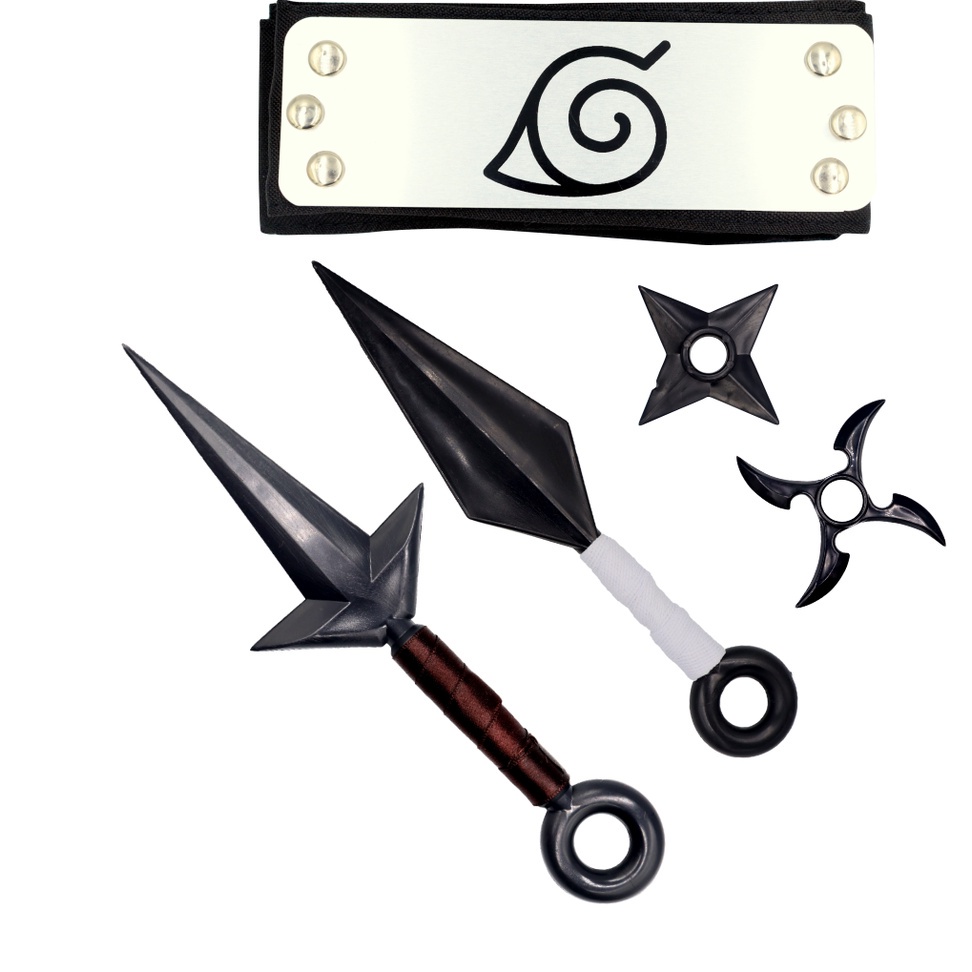 Kunai naruto e bandana junto disponivel