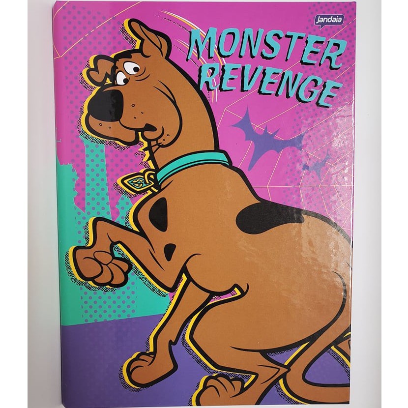 Caderno Brochurão Scooby-Doo capa dura - Jandaia | Shopee Brasil