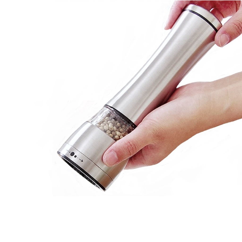 Moedor Manual Para Pimenta ou Sal Gourmet em Inox