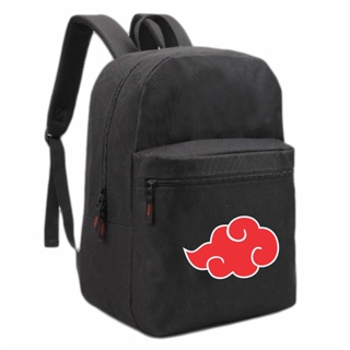 NARUTO-Akatsuki bolsa de peito vermelho nuvem para homens e mulheres,  mochila tiracolo, bolsa de ombro pequena, impermeável, casual, presente