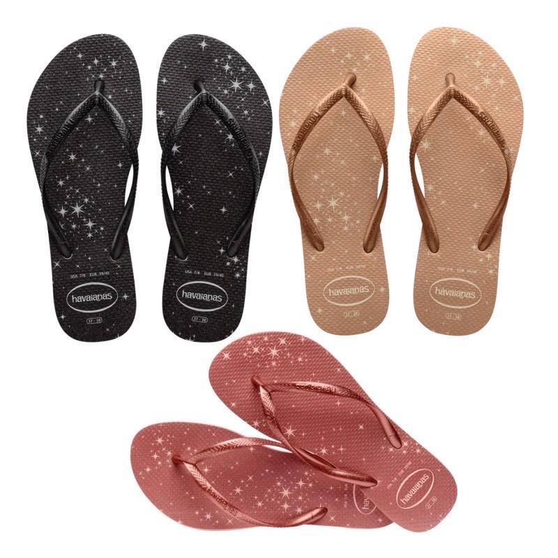 havaianas slim glitter cosmic