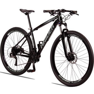 Bicicleta 29 Raider Z3X Pro 27V Câmbio Traseiro Shimano Altus ​Freio Hidráulico Suspensão com Trava