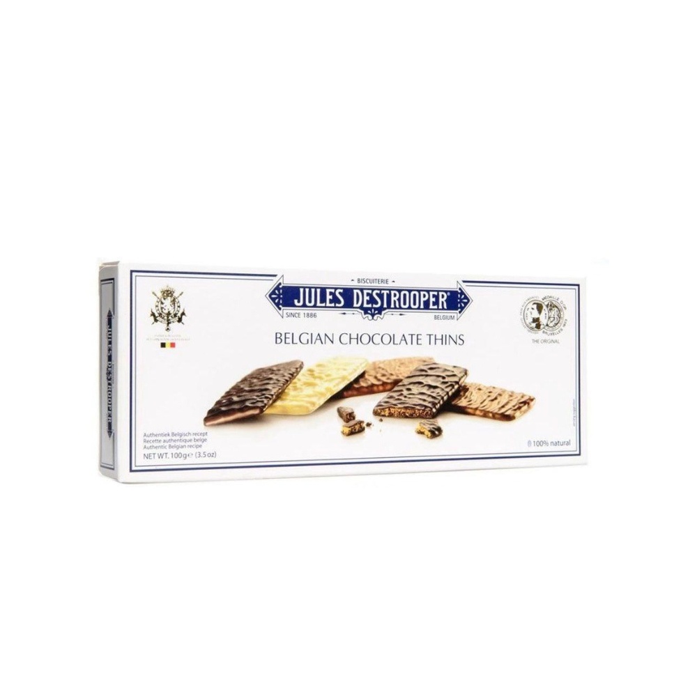Biscoito Belga Jules Chocolate Thins 100G | Shopee Brasil