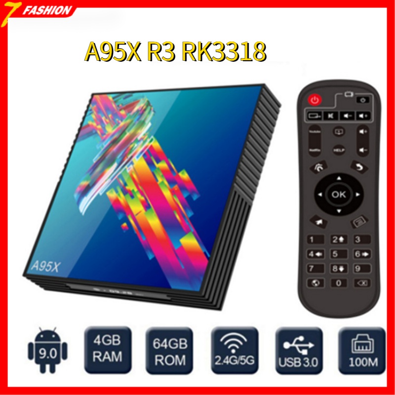 a95x R3 RK3318 Reprodutor De Rede 4K | Shopee Brasil