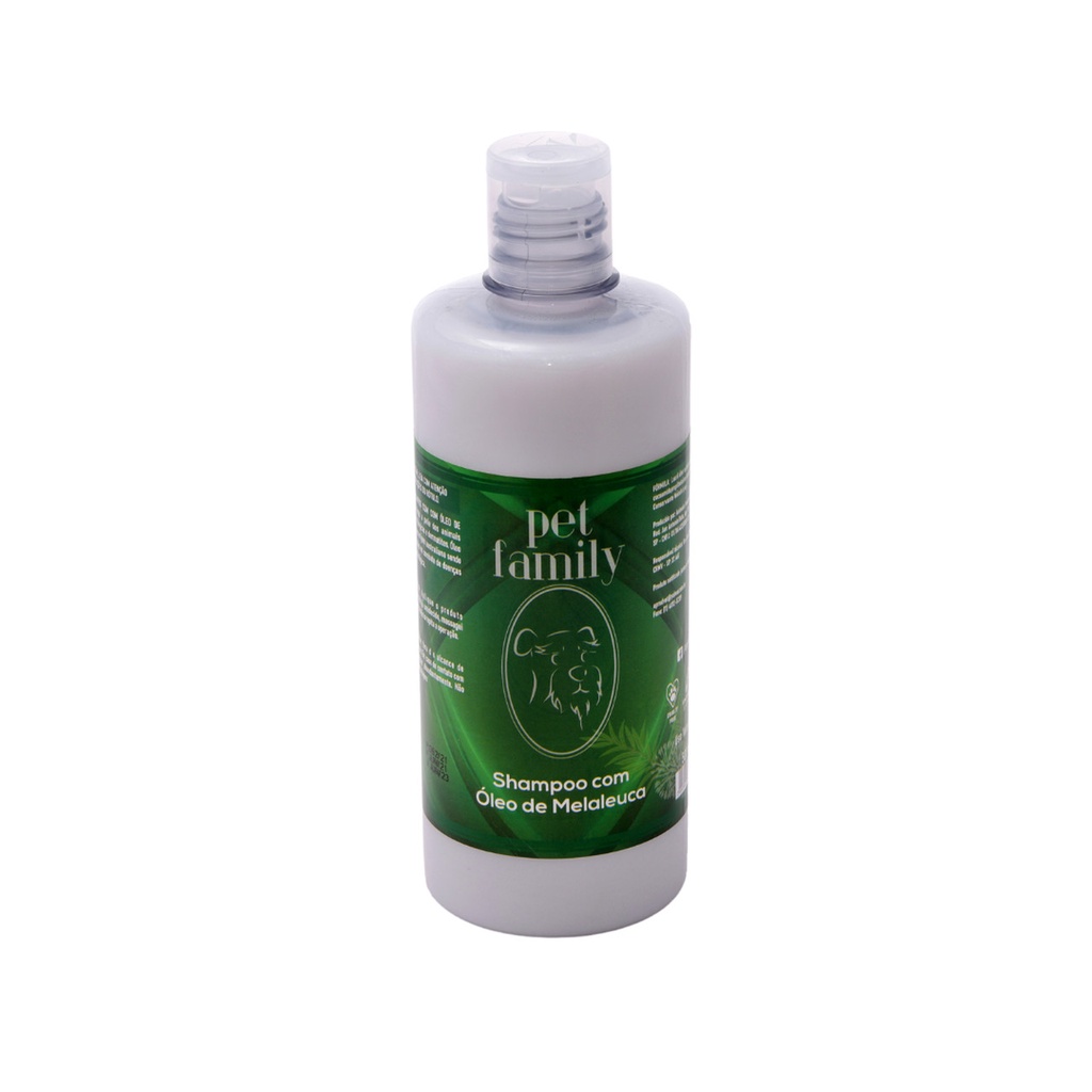 Shampo Para Cachorro Com Oleo De Melaleuca Pet Family 500 Ml Shopee